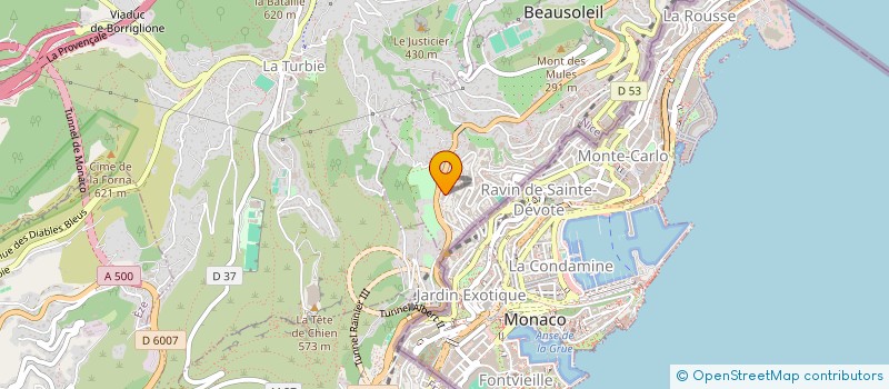 localisation de l'entreprise SCI ZOE  BEAUSOLEIL