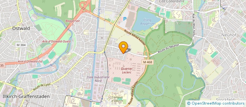 localisation de l'entreprise SCI ZOE  ILLKIRCH-GRAFFENSTADEN