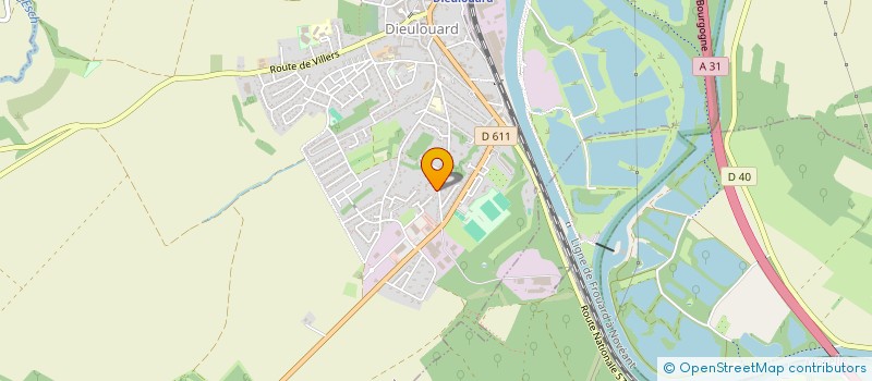 localisation de l'entreprise SCI ZOEHT  DIEULOUARD