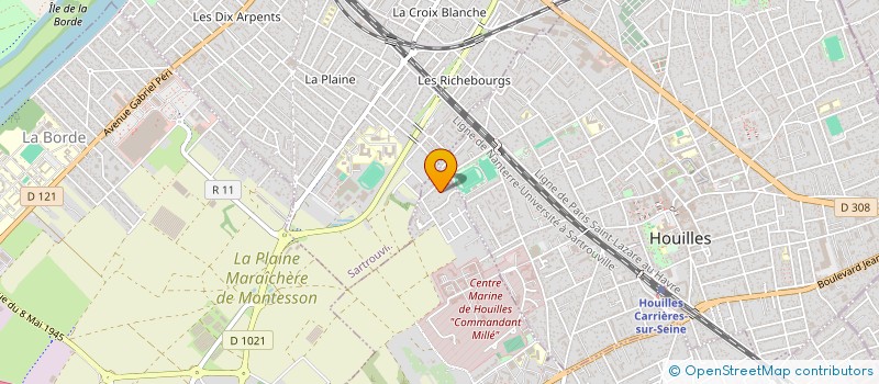 localisation de l'entreprise SCI ZOELOU  CARRIERES-SUR-SEINE