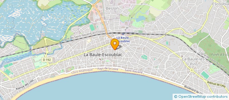 localisation de l'entreprise SCI ZOEVA  LA BAULE-ESCOUBLAC