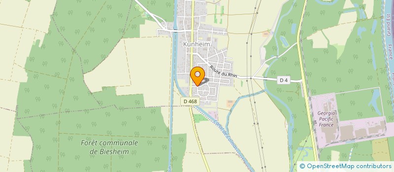 localisation de l'entreprise SCI ZOGGIA  PORTE DU RIED