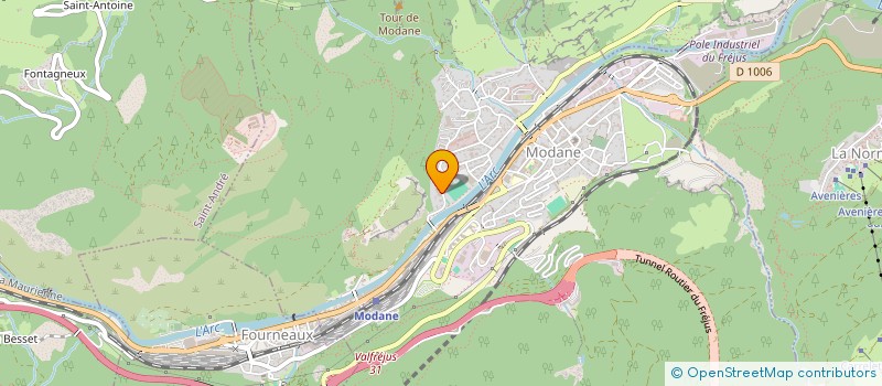 localisation de l'entreprise SCI ZOHRA  MODANE