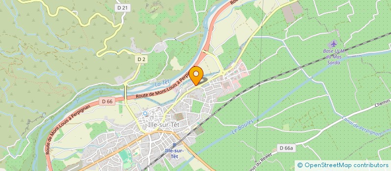 localisation de l'entreprise SCI ZOHRA  ILLE-SUR-TET