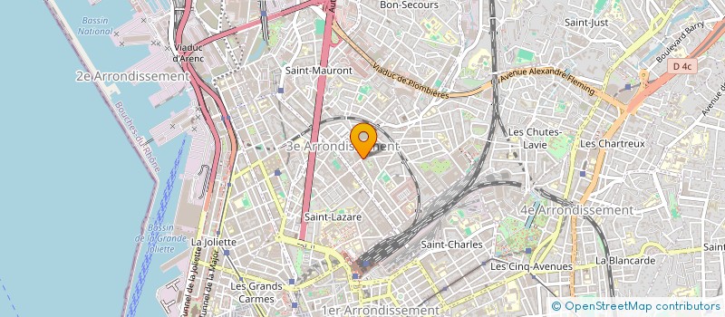 localisation de l'entreprise SCI ZOHRA  MARSEILLE
