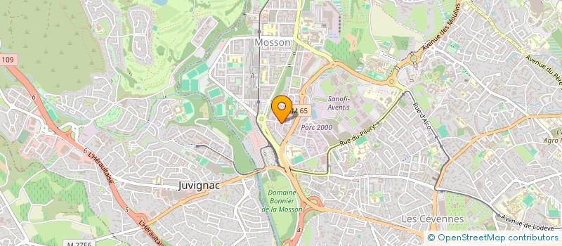 localisation de l'entreprise SCI ZOHRA IMMOBILIER à MONTPELLIER