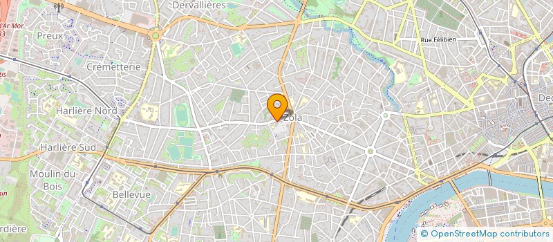 localisation de l'entreprise SCI ZOLA à NANTES