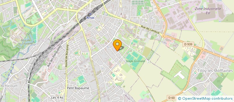 localisation de l'entreprise SCI ZOLA à ARRAS
