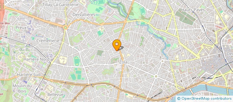 localisation de l'entreprise SCI ZOLA à NANTES