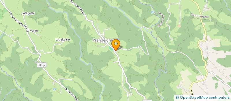 localisation de l'entreprise SCI ZOLA  PRENDEIGNES