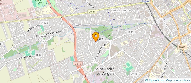 localisation de l'entreprise SCI ZOLA 5  SAINT-ANDRE-LES-VERGERS