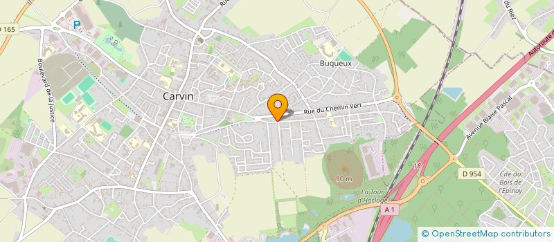 localisation de l'entreprise SCI ZOLA  CARVIN