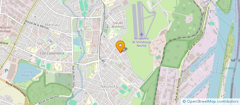 localisation de l'entreprise SCI ZOLA  STRASBOURG