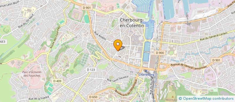 localisation de l'entreprise SCI ZOLA à CHERBOURG-EN-COTENTIN