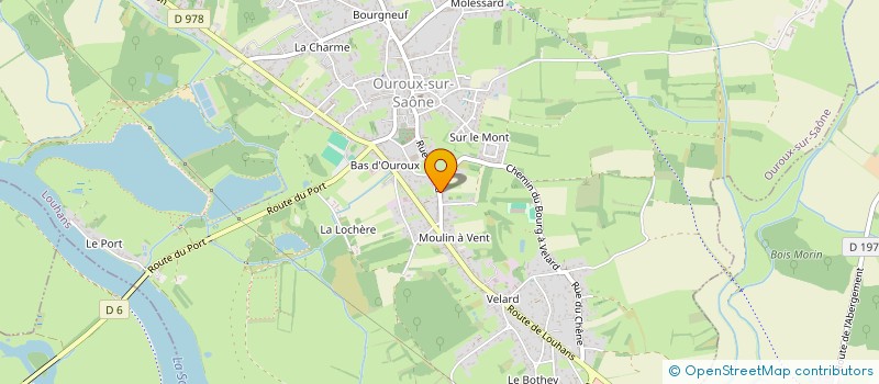 localisation de l'entreprise SCI ZOLA  OUROUX-SUR-SAONE