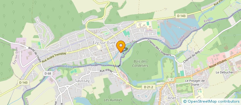 localisation de l'entreprise SCI ZOLA-BOULOGNE  EZY-SUR-EURE