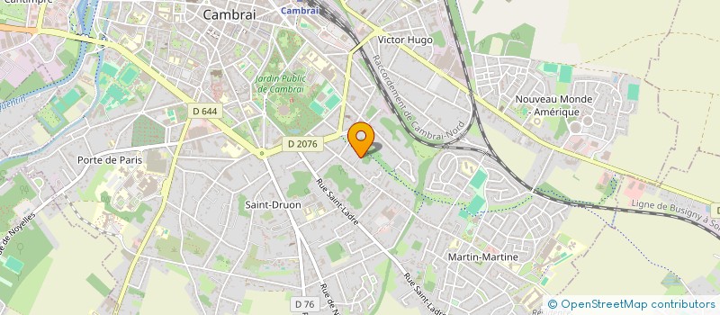 localisation de l'entreprise SCI ZOLA ET DUMAS à CAMBRAI