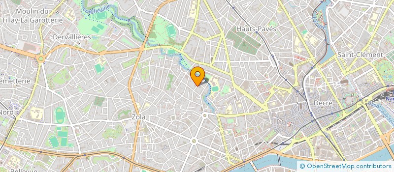 localisation de l'entreprise SCI ZOLA SANTE à NANTES