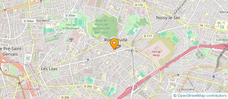 localisation de l'entreprise SCI ZOLAL à ROMAINVILLE
