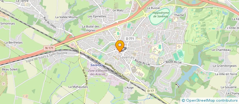 localisation de l'entreprise SCI ZOLAN  SAVENAY