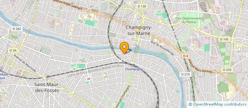 localisation de l'entreprise SCI ZOLARIUM à SAINT-MAUR-DES-FOSSES