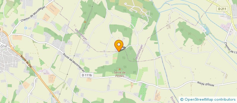 localisation de l'entreprise SCI ZOLI  ETOILE-SUR-RHONE