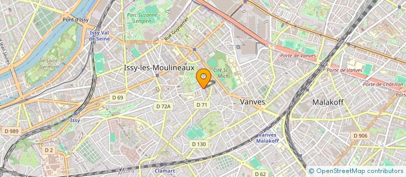 localisation de l'entreprise SCI ZOLI à ISSY-LES-MOULINEAUX