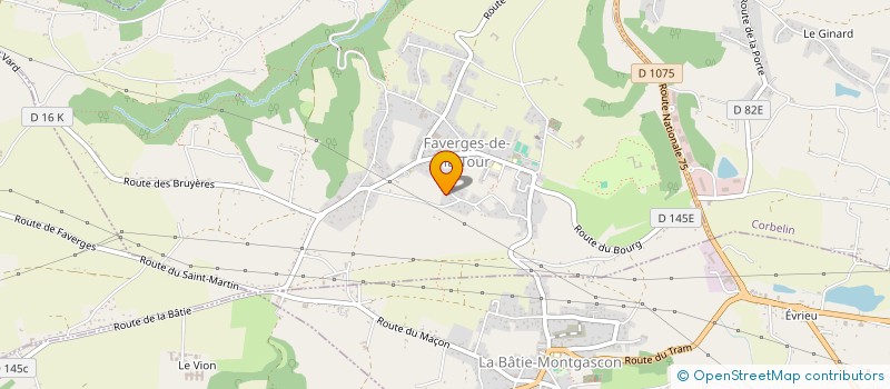 localisation de l'entreprise SCI ZOLIA  FAVERGES-DE-LA-TOUR