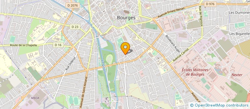 localisation de l'entreprise SCI ZOLINE  BOURGES