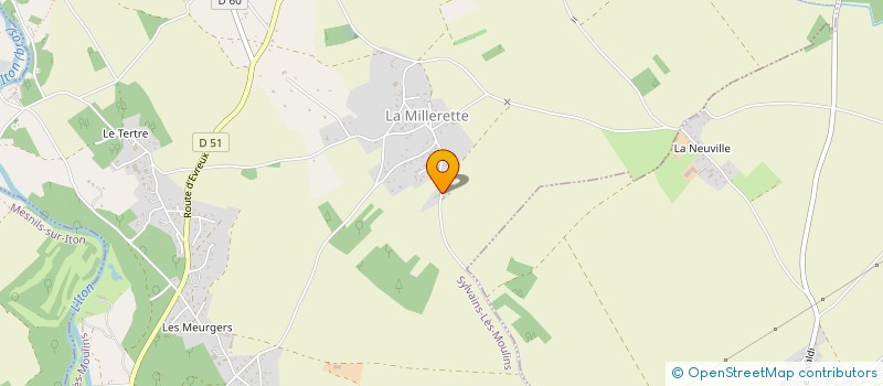 localisation de l'entreprise SCI ZOLOU à SYLVAINS-LES-MOULINS