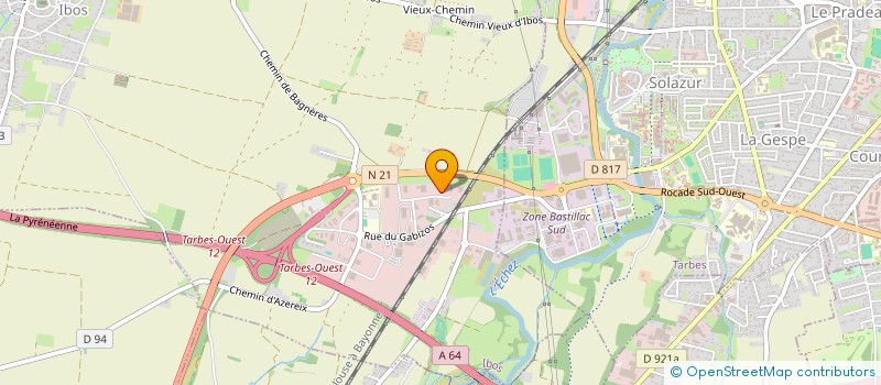 localisation de l'entreprise SCI ZOLP  IBOS