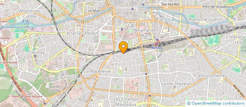 localisation de l'entreprise SCI ZOMY  RENNES