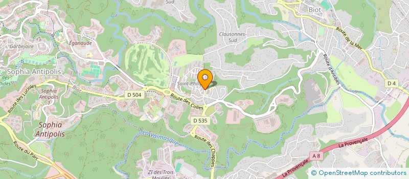 localisation de l'entreprise SCI ZON  BIOT