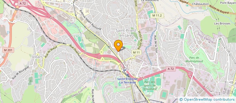 localisation de l'entreprise SCI ZONE ACTIVITE DU MUSEE DE LA DOA  SAINT-PRIEST-EN-JAREZ