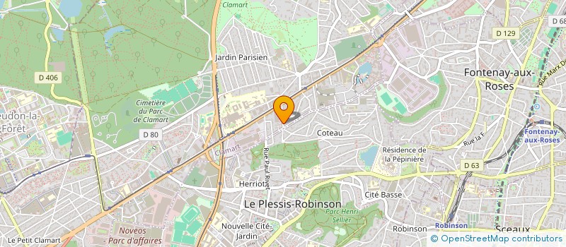 localisation de l'entreprise SCI ZONE INVEST à CLAMART
