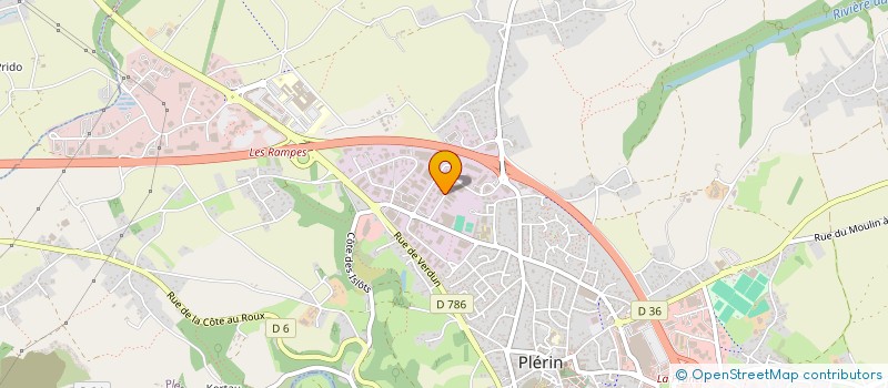 localisation de l'entreprise SCI ZONE PLERIN  PLERIN