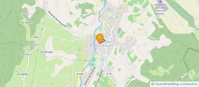 localisation de l'entreprise SCI ZONE SUD  SAINT-JEAN-EN-ROYANS