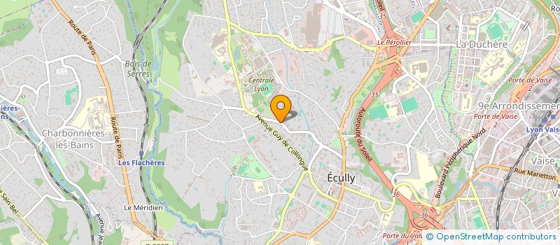 localisation de l'entreprise SCI ZONO  ECULLY