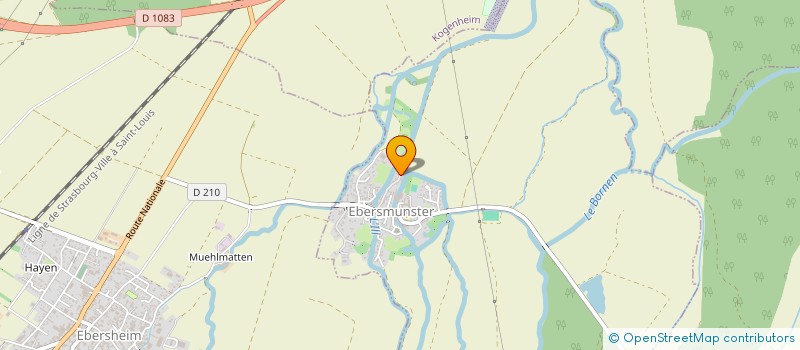 localisation de l'entreprise SCI ZONOMA  EBERSMUNSTER