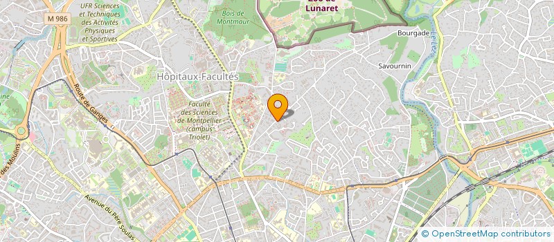 localisation de l'entreprise SCI ZOOLANDER à MONTPELLIER