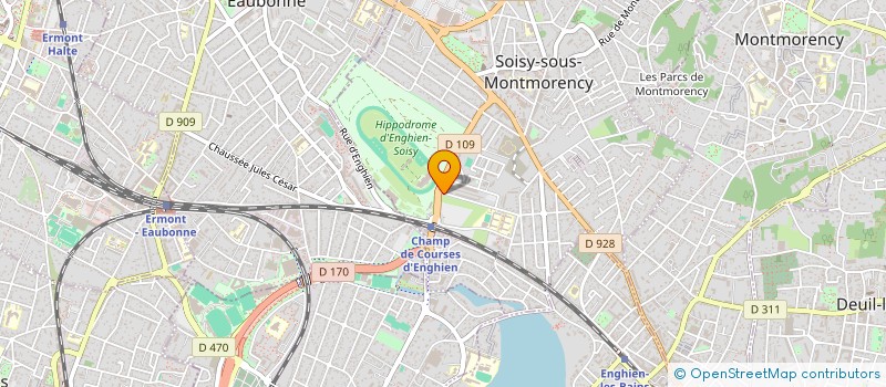 localisation de l'entreprise SCI ZOONI  SOISY-SOUS-MONTMORENCY