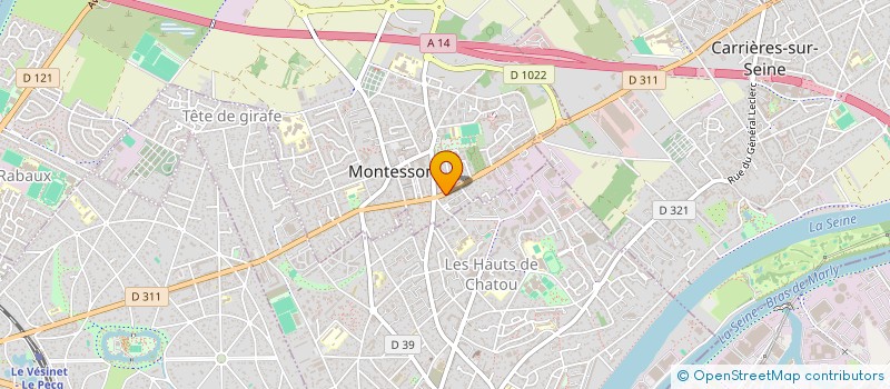 localisation de l'entreprise SCI ZOPTINE  MONTESSON