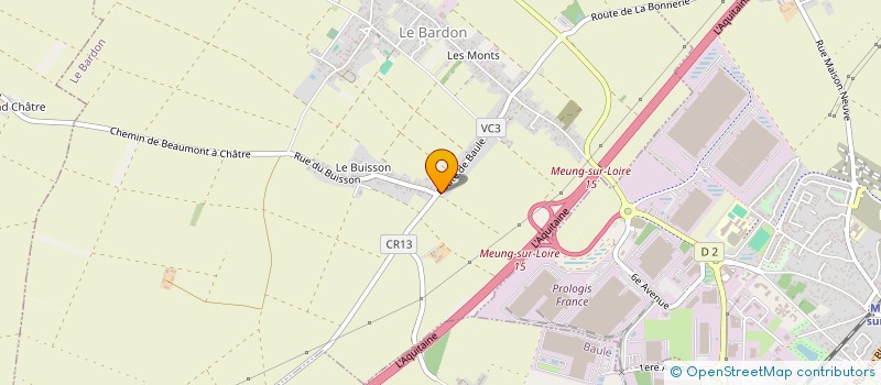 localisation de l'entreprise SCI ZORA  LE BARDON