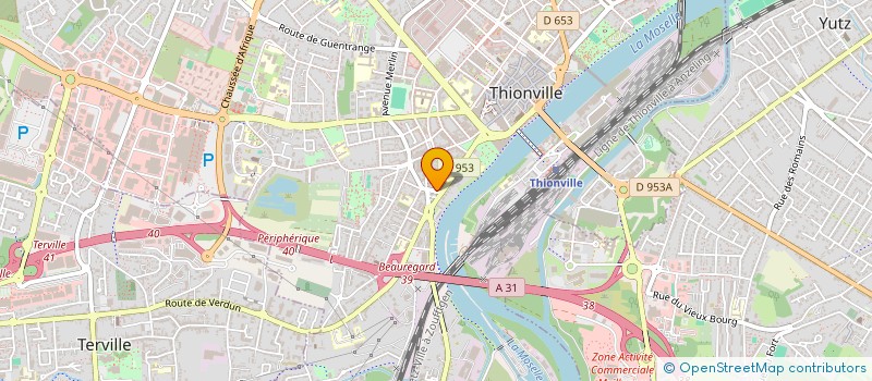 localisation de l'entreprise SCI ZORA à THIONVILLE