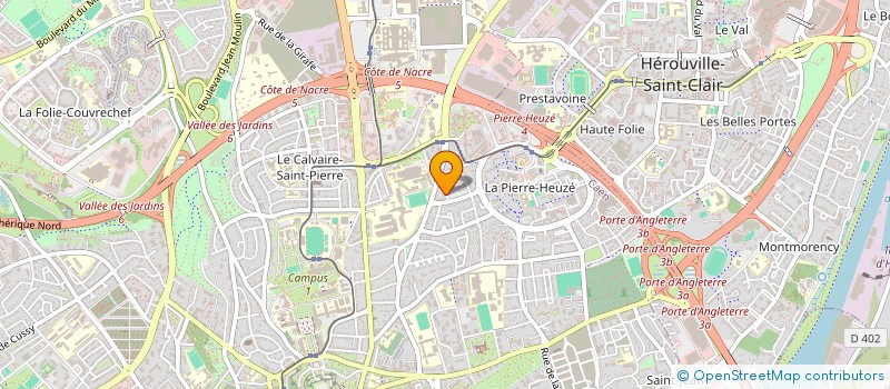 localisation de l'entreprise SCI ZORAMAR à CAEN