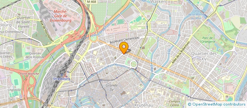 localisation de l'entreprise SCI ZORBA  STRASBOURG