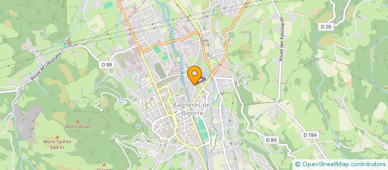 localisation de l'entreprise SCI ZORDAN  BAGNERES-DE-BIGORRE