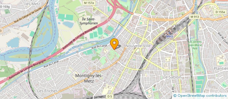 localisation de l'entreprise SCI ZORGLUB à MONTIGNY-LES-METZ