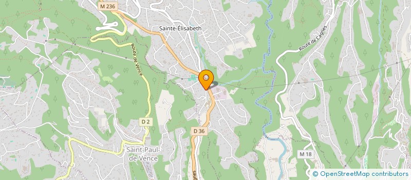 localisation de l'entreprise SCI ZORIA  VENCE