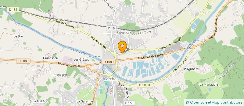 localisation de l'entreprise SCI ZORM  SAINT-PANTALEON-DE-LARCHE